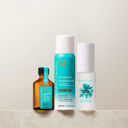 מארז רענון והזנה לשיער כהה | 3 מוצרים | Moroccanoil