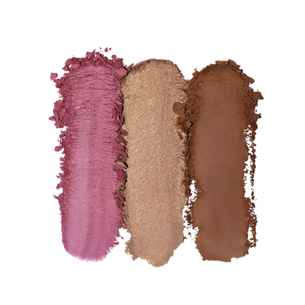 פלטה לפיסול הפנים 'סאנסט צ'יקס' הכוללת סומק ברונזר והיילייטר - אינגלוט