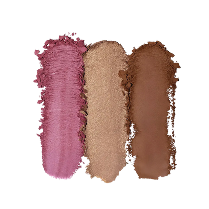 פלטה לפיסול הפנים 'סאנסט צ'יקס' הכוללת סומק ברונזר והיילייטר - אינגלוט