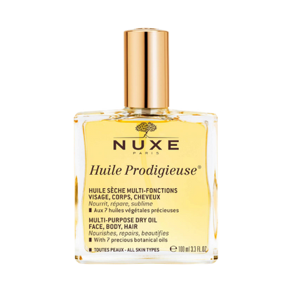 שמן רב שימושי קלאסי 'huile prodigieuse' עשיר לעור הפנים, הגוף ולשיער 100 מ"ל - Nuxe
