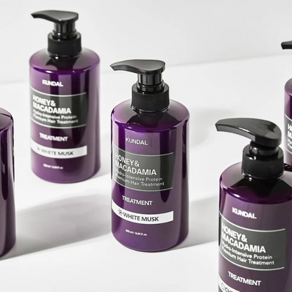 מסכה אינטנסיבית לשיער יבש ופגום 'דבש ומקדמיה' 500 מ"ל | KUNDAL