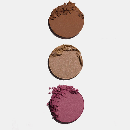 פלטה לפיסול הפנים 'סאנסט צ'יקס' הכוללת סומק ברונזר והיילייטר - אינגלוט