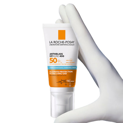 קרם הגנה מהשמש לפנים לעור רגיש עם מקדם הגנה SPF-50+ מסדרת אנתליוס 50 מ"ל - La Roche-Posay