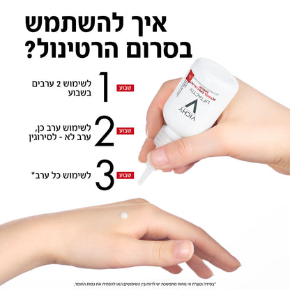 סרום 'ליפטאקטיב רטינול ספיישליסט' לטיפול במראה קמטים עמוקים בעור הפנים 30 מ"ל | Vichy