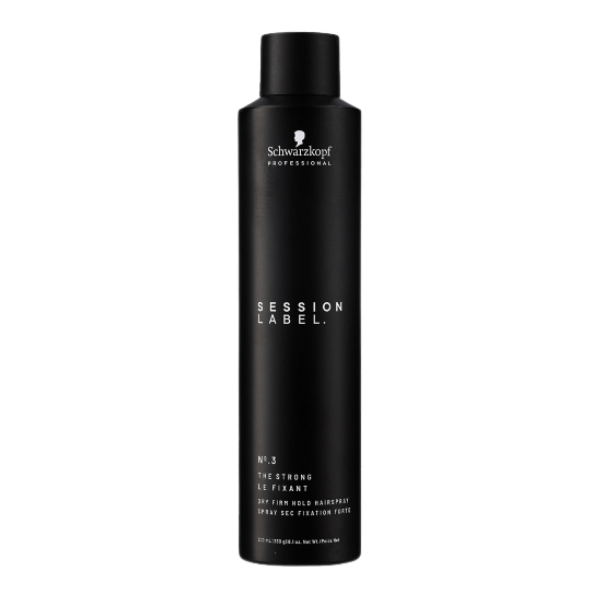 ספריי 'דה סטרונג' לעיצוב השיער בעל אחיזה חזקה מסדרת 'סשן לייבל' 300 מ"ל - שוורצקופף