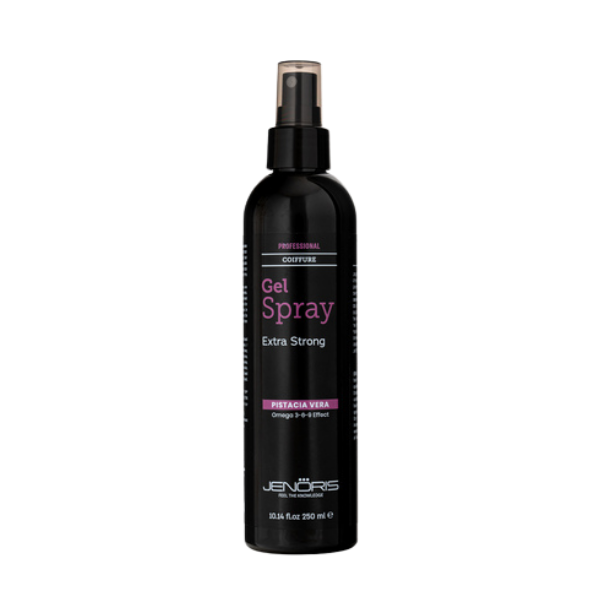 ג'ל ספריי אקסטרה חזק לשיער לעיצוב תסרוקות 250 מ"ל | Jenoris