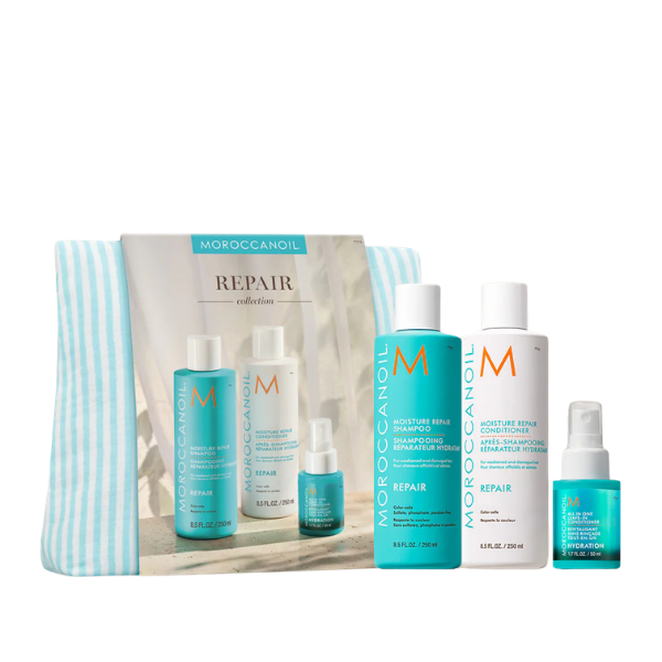 מארז אביב לשיקום שיער יבש ופגום מסדרת 'ריפייר' - מרוקן אויל