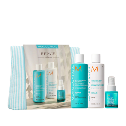 מארז אביב לשיקום שיער יבש ופגום מסדרת 'ריפייר' - מרוקן אויל