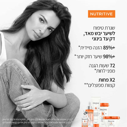 סרום מרוכז לשיער האוטם קצוות מפוצלים נוטרי סופלימנט ספליט אנדס סרום מסדרת נוטריטיב 50 מ"ל - Kérastase