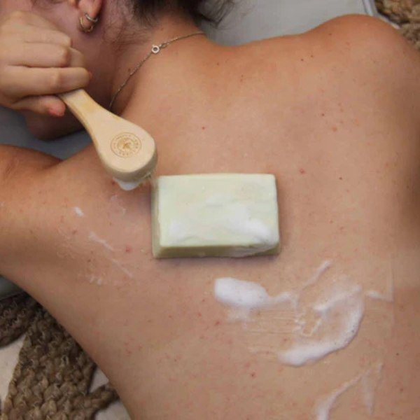 Ama Lurra lemongrass and Luffa Scrub Soap