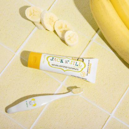 משחת שיניים טבעית לתינוקות בטעם בננה 50 גרם | Jack And Jill