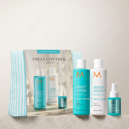 מארז אביב אנטי פריז לשיער מקורזל מסדרת 'פריז קונטרול' - מרוקן אויל