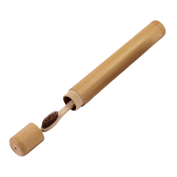 קופסת במבוק אקולוגית למברשת שיניים | Herbal Magic