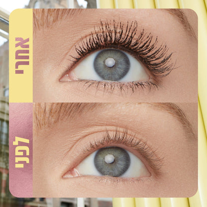 מסקרה 'קולוסאל באבל' למראה ריסים מלאי נפח | Maybelline