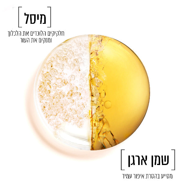 מים מיסלריים דו פאזיים להסרת איפור עמיד | 100 מ"ל | Garnier