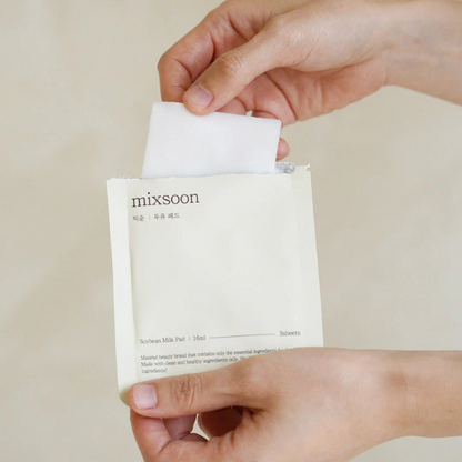 מסכת חלב סויה להזנת עור הפנים 10 יח' - mixsoon