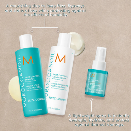 מארז אביב אנטי פריז לשיער מקורזל מסדרת 'פריז קונטרול' - מרוקן אויל