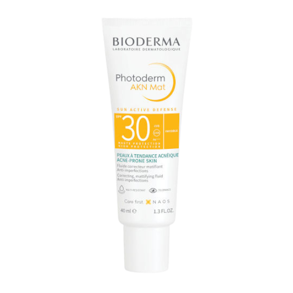 קרם הגנה SPF30 לעור הנוטה לאקנה ופצעונים בעור הפנים מסדרת 'פוטודרם' 40 מ"ל | Bioderma