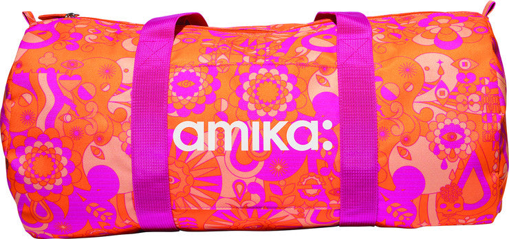 תיק קיץ פרחוני וצבעוני לחופשה וחדר הכושר | Amika