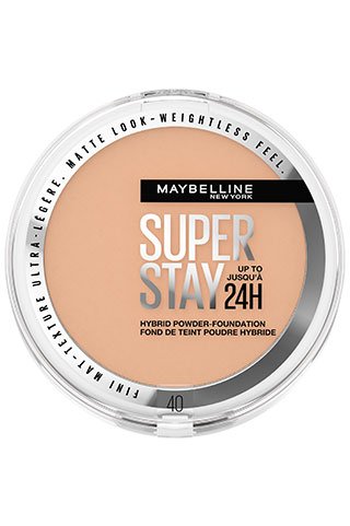 פודרת מייק אפ 'סופר סטיי' עמידה עד 24 שעות - Maybelline