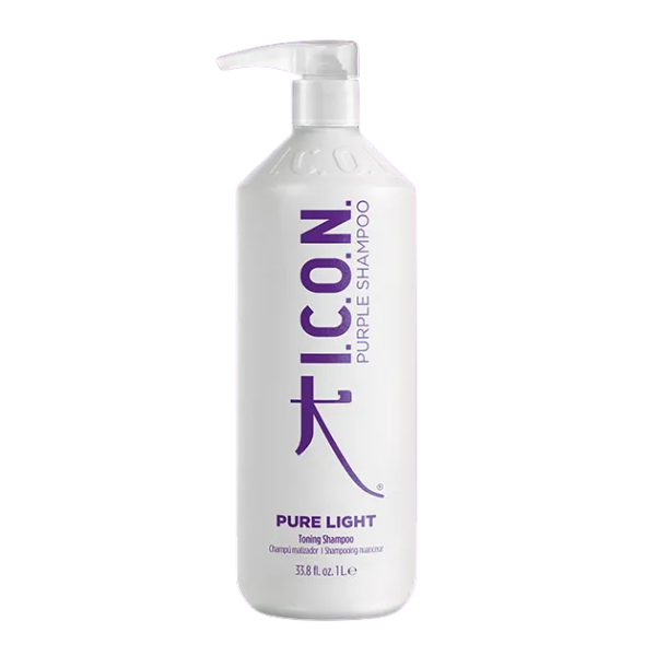 שמפו סילבר לנטרול גוונים צהובים בשיער מובהר | 1000 מ"ל | Icon