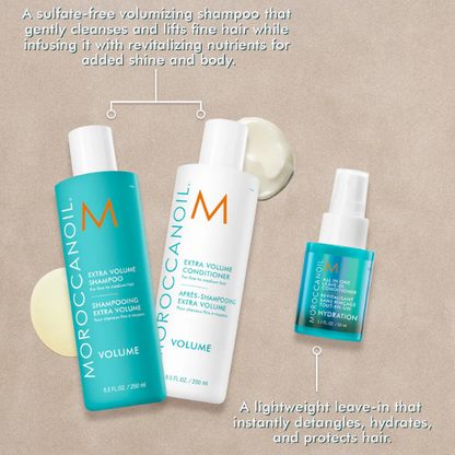 מארז אביב להענקת נפח לשיער דק מסדרת 'ווליום' - מרוקן אויל