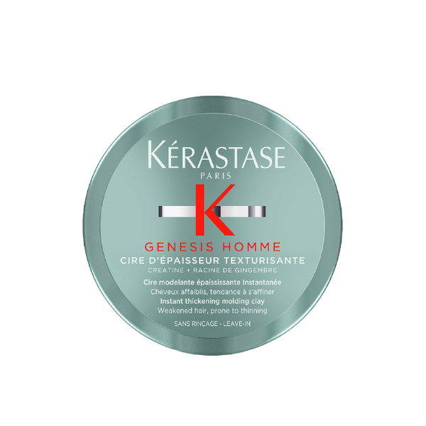 חימר לעיצוב השיער לעיבוי מיידי לשיער חלש הנוטה להידלדלות מסדרת ג'נסיס לגבר 75 מ"ל - קרסטס