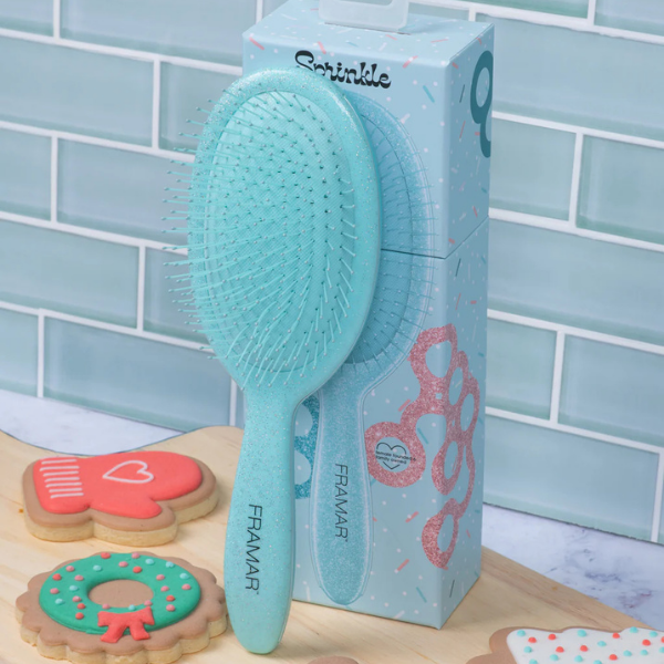 מברשת להתרת קשרים מושלמת בצבע כחול מנצנץ | פרמר