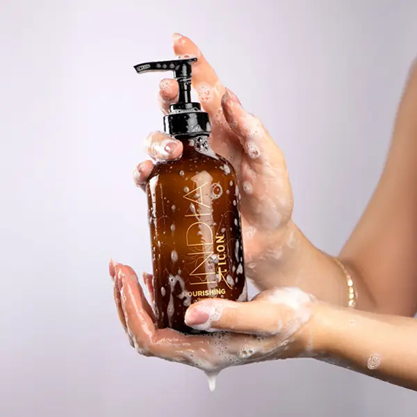 שמפו ללא מלחים להזנה והענקת לחות עמוקה מסדרת 'אינדיה' | 1000 מ"ל | Icon