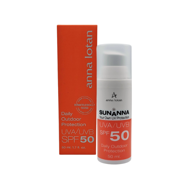 קרם הגנה יומיומי בעל מקדם הגנה SPF50 המתאים לעור רגיש 50 מ"ל | Anna Lotan