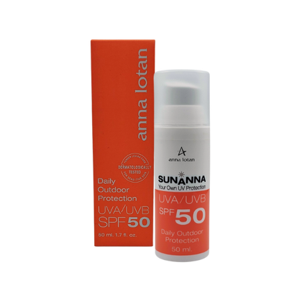קרם הגנה יומיומי בעל מקדם הגנה SPF50 המתאים לעור רגיש 50 מ"ל | Anna Lotan
