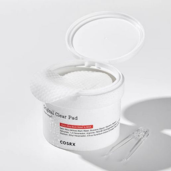 פדים לניקוי והסרת תאי עור מתים לעור שמן הנוטה לפצעונים | 70 יח' | COSRX