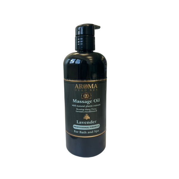 שמן עיסוי ארומטי לגוף בריח לבנדר 250 מ"ל - Aroma Dead Sea