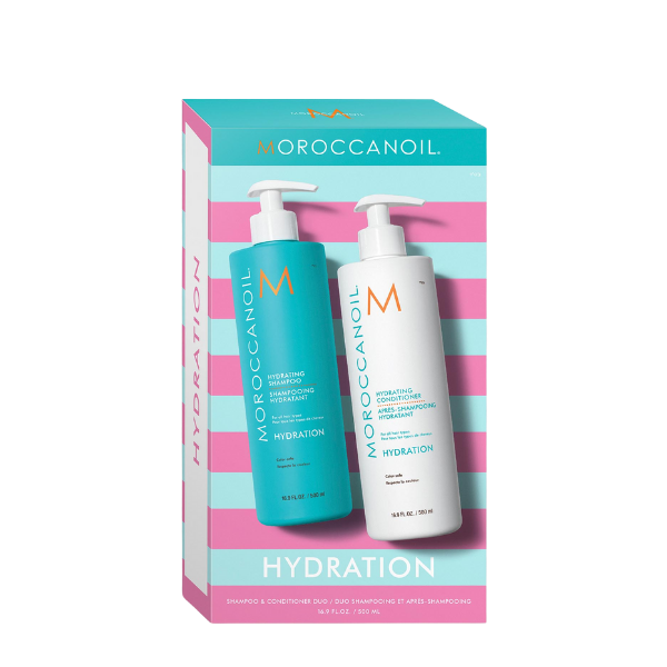 מארז שמפו ומרכך להענקת לחות לשיער יבש ופגום | 500 מ"ל | Moroccanoil