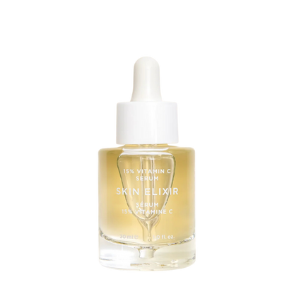 סרום ויטמין סי 15% 'SKIN ELIXIR' להבהרת כתמי פיגמנטציה והענקת זוהר 30 מ"ל | ICONIX