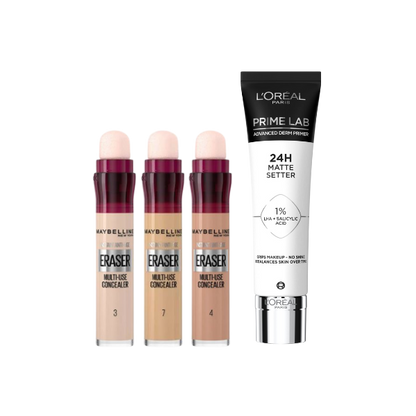 מארז ליצירת לוק איפור מושלם ועמיד - Maybelline