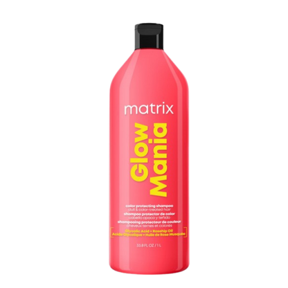 שמפו ללא סולפטים לשיער צבוע ועמום מסדרת גלואו מניה | 1000 מ"ל | Matrix