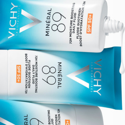 מינרל 89 תחליב הגנה SPF50+ המשמר את הלחות בעור הפנים עד 72 שעות 50 מ"ל | Vichy