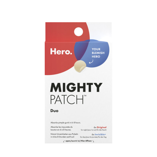 מדבקות מייטי פאץ' לטיפול בפצעונים לשימוש יום ולילה | 12 יחידות | SeboCalm