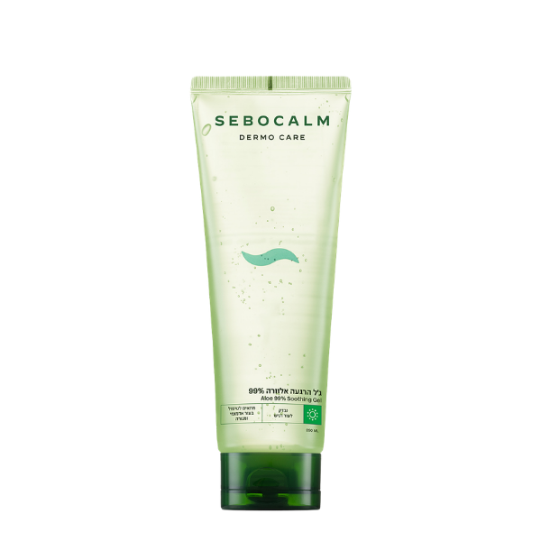 ג'ל אלוורה 99% להרגעת עור מגורה מסדרת דרמו קר | 250 מ"ל | SeboCalm