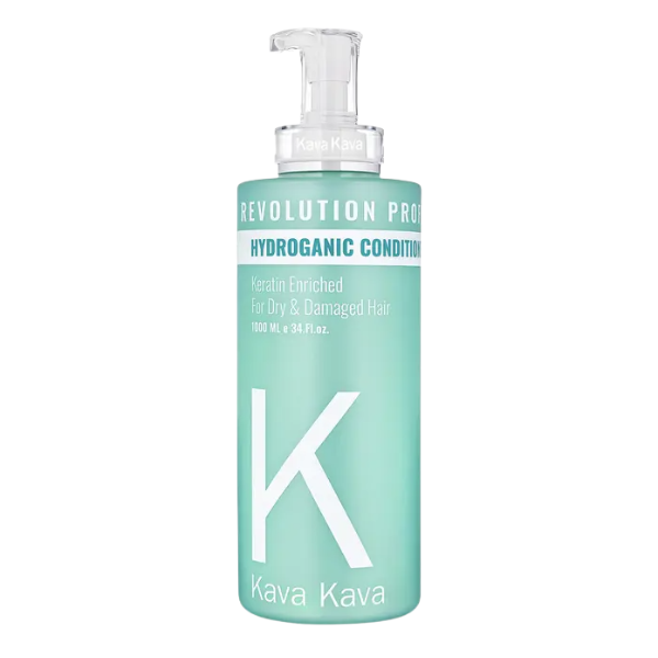 מרכך הידרוגניק ללא מלחים לשיער יבש, צבוע ופגום 1000 מ"ל | Kava Kava