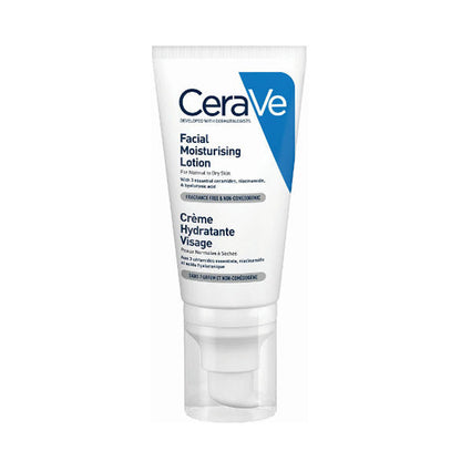 תחליב לחות לפנים לעור רגיל עד יבש 52 מ"ל - CeraVe