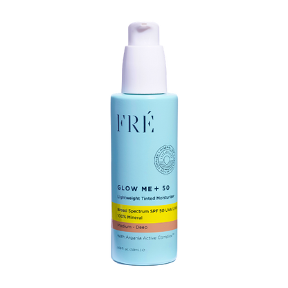 קרם לחות מינרלי SPF50 'Glow Me+' בתוספת גוון 50 מ"ל - FRÉ