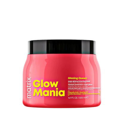 מסכת הגנה לשיער צבוע ועמום מסדרת גלואו מניה | 500 מ"ל | Matrix