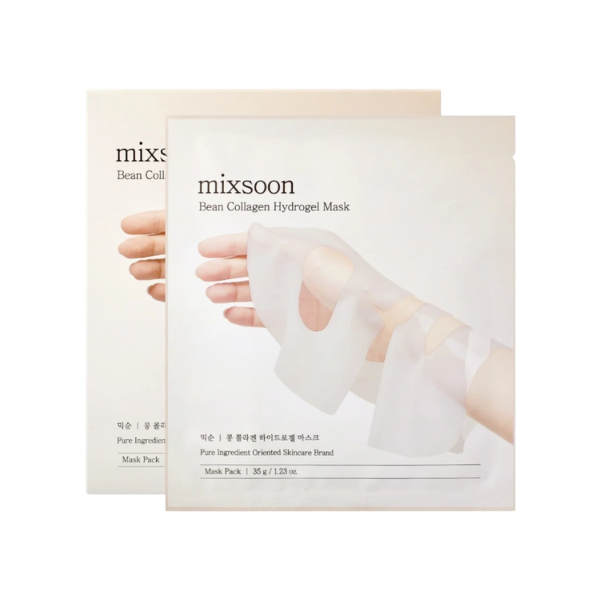 מארז מסכות קולגן הידרוג'ל למיצוק והחייאת עור הפנים 5 יח' - mixsoon
