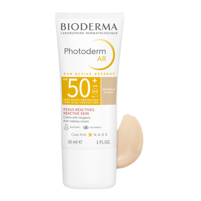 קרם הגנה SPF50+ למניעת אדמומיות לעור עדין ורגיש מסדרת 'פוטודרם' 30 מ"ל | Bioderma