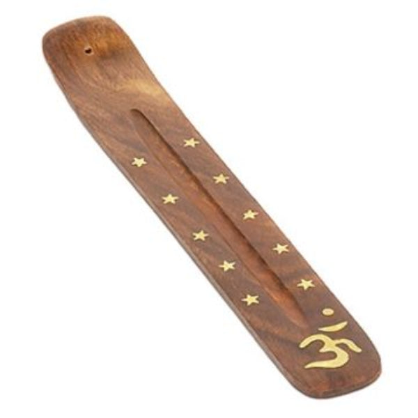 מעמד למקלות קטורת עץ לקט