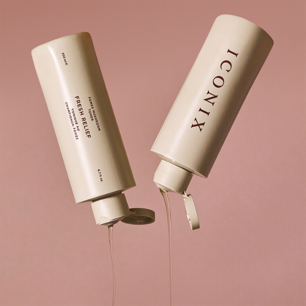 טונר תמצית פטריית מרפא 'FRESH RELIEF' להרגעה ואיזון עור הפנים 200 מ"ל | ICONIX