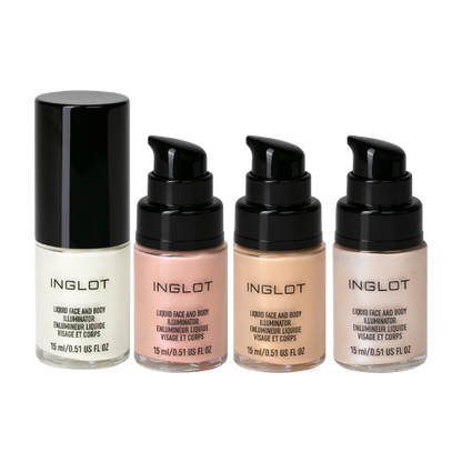 שימר נוזלי לפנים ולגוף בעל מרקם קליל ללא שמן | INGLOT