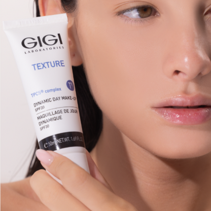 קרם לחות עם גוון בעל SPF30 המעניק גוון אחיד לעור הפנים מסדרת 'טקסטור' 50 מ"ל | Gigi